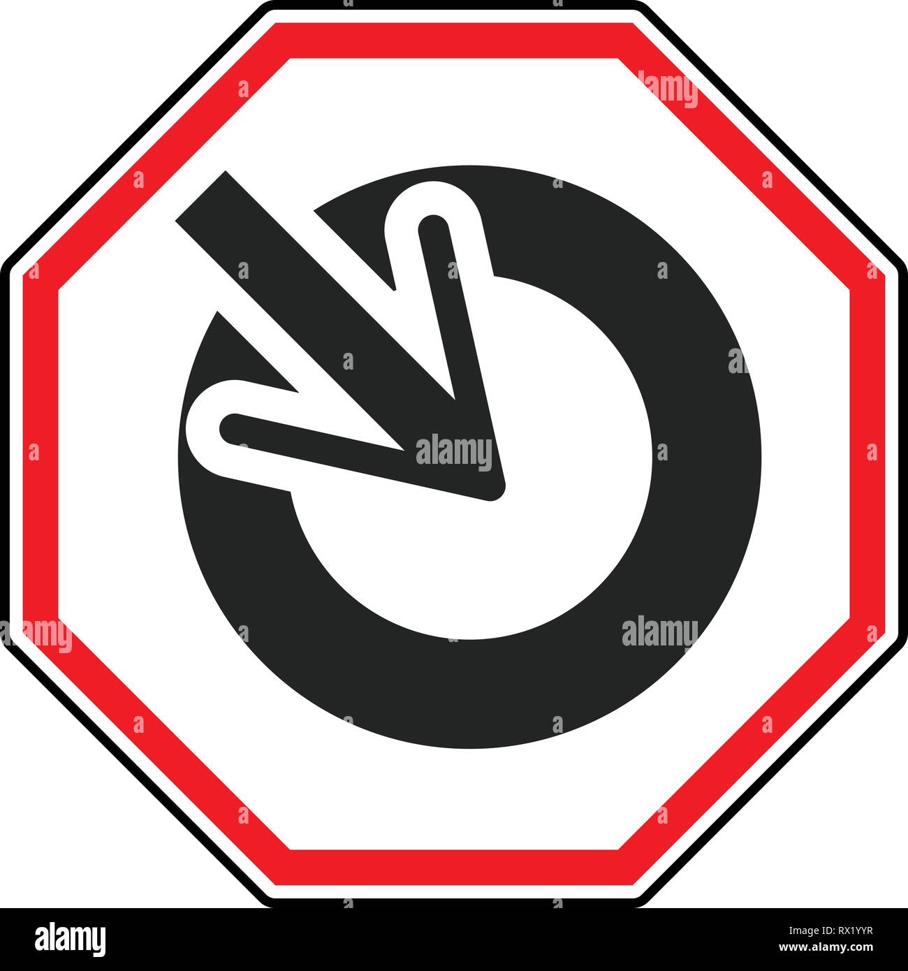 Position, accuracy, alignment concept icon, Cursor points inside a ...