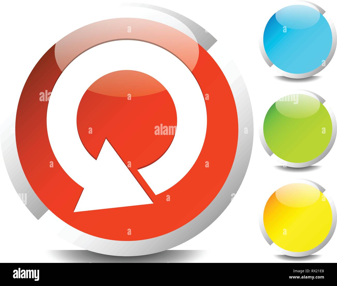 Circular 360 degree arrow icon, Phase, cycle, restart and similar ...