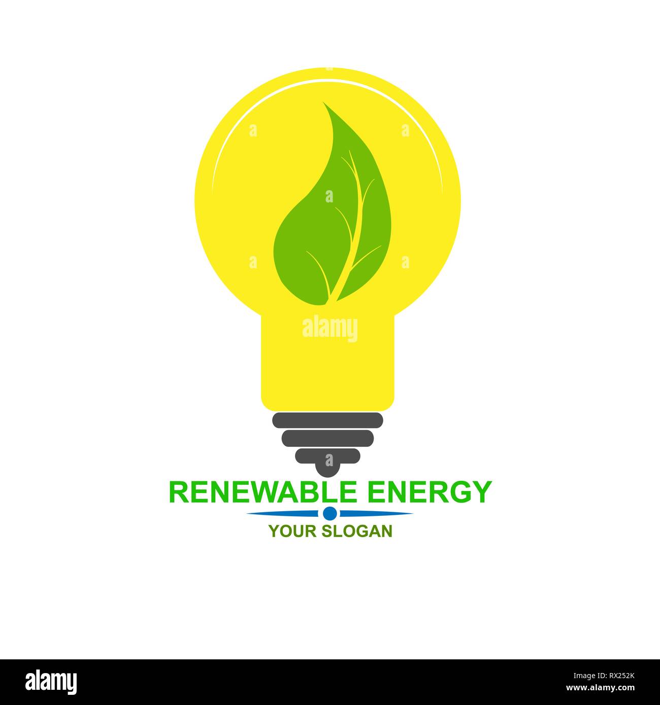 A simple logo for a renewable energy company Stock Vector Image & Art -  Alamy