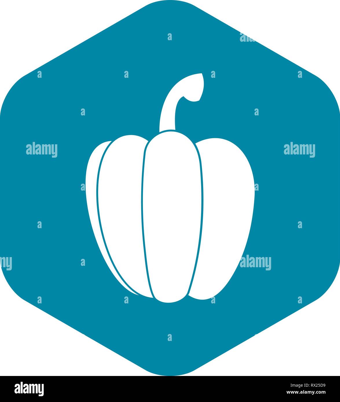 Farm paprika icon simple hi-res stock photography and images - Alamy