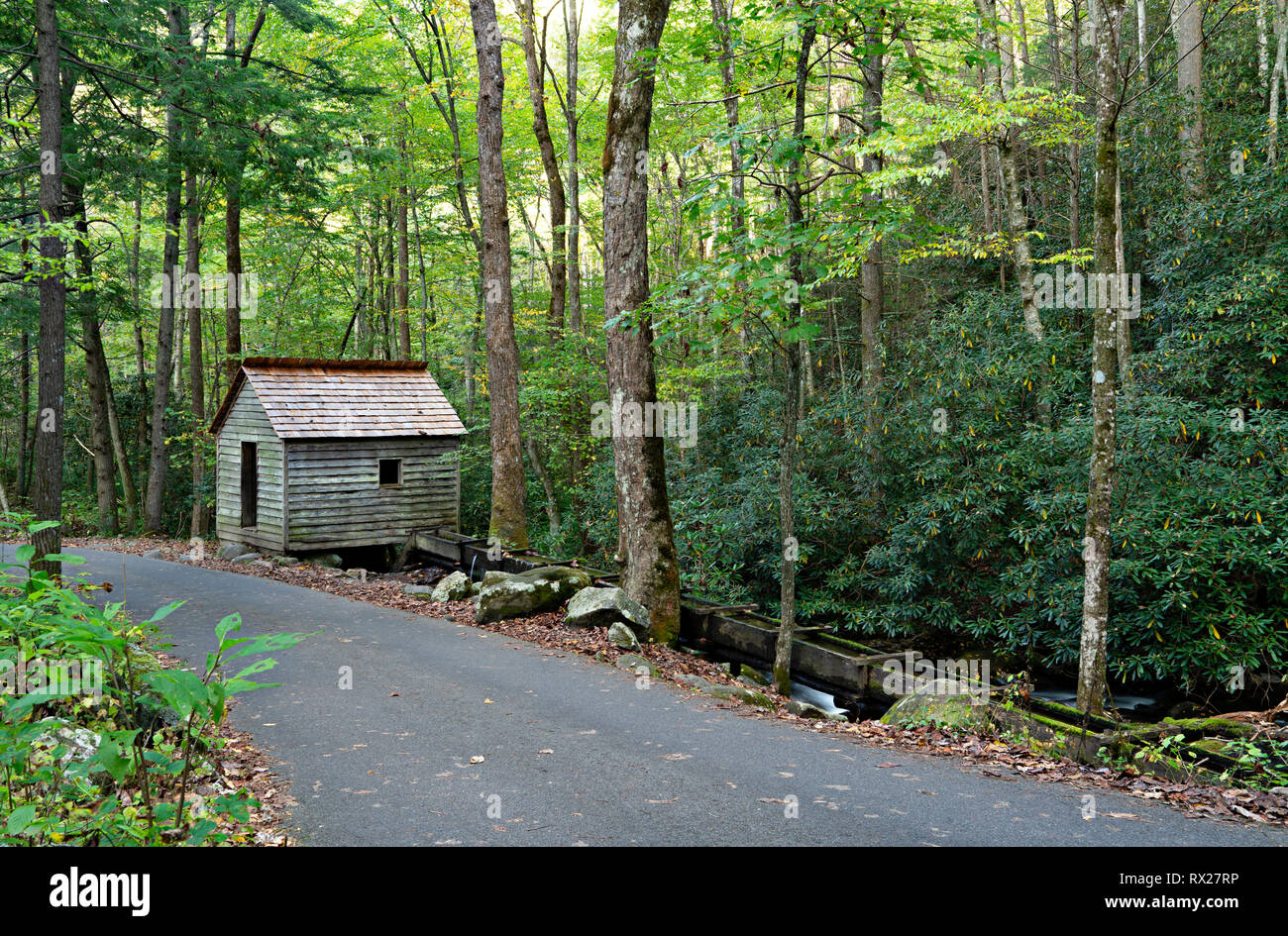 Trail Creek Cabin Road Stock Photos Trail Creek Cabin Road Stock