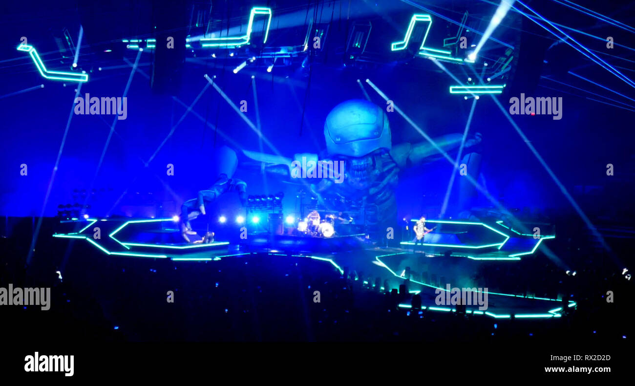 SAN DIEGO, CA MARCH 5 Musicians/singers Matt Bellamy, Dominic Howard