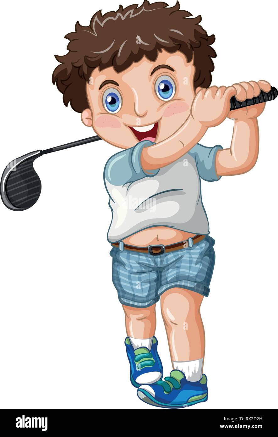 Fat golfer hires stock photography and images Alamy