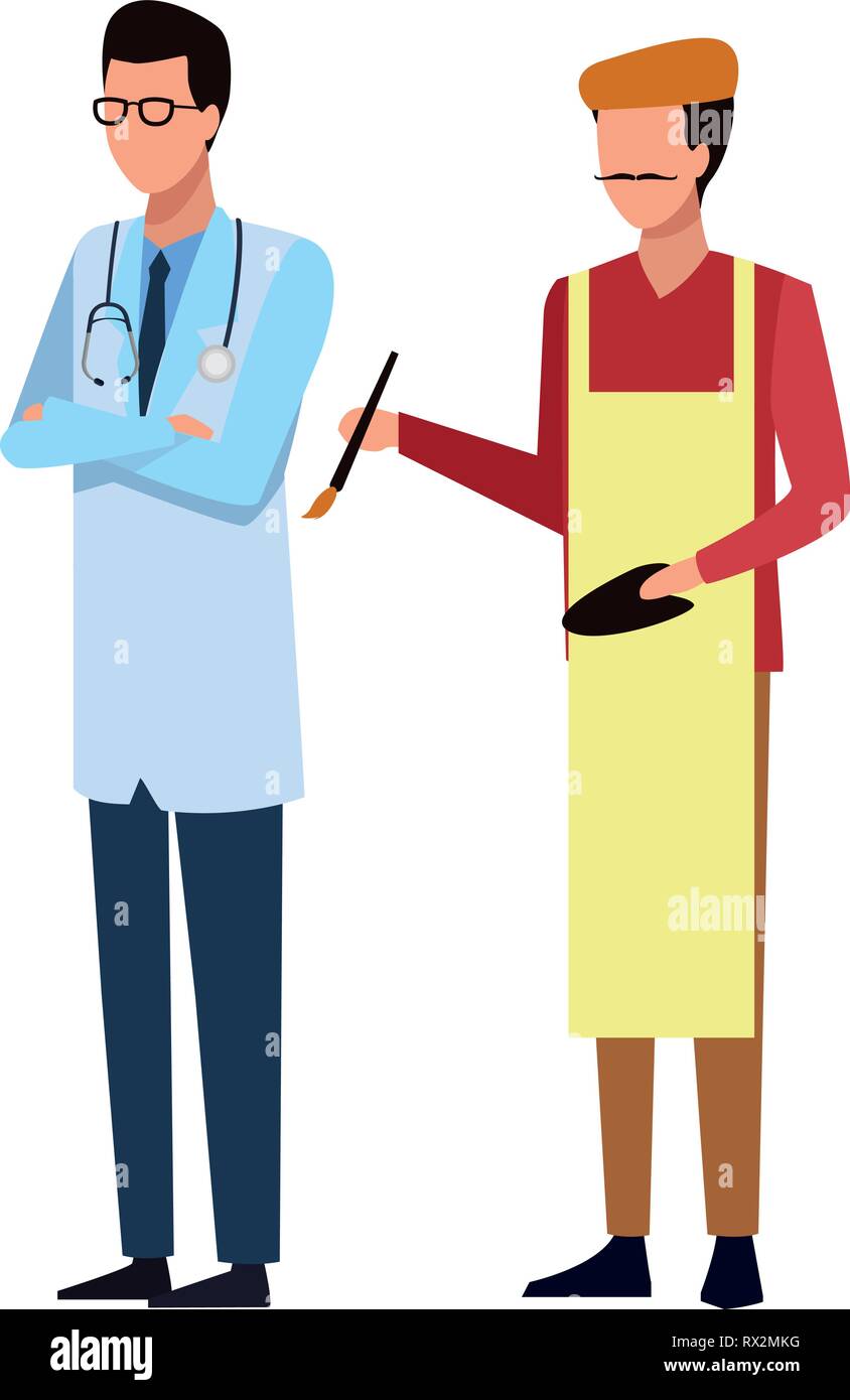 Business people different professions standing Cut Out Stock Images & Pictures Alamy Business people different professions standing Cut Out Stock Images & Pictures Alamy