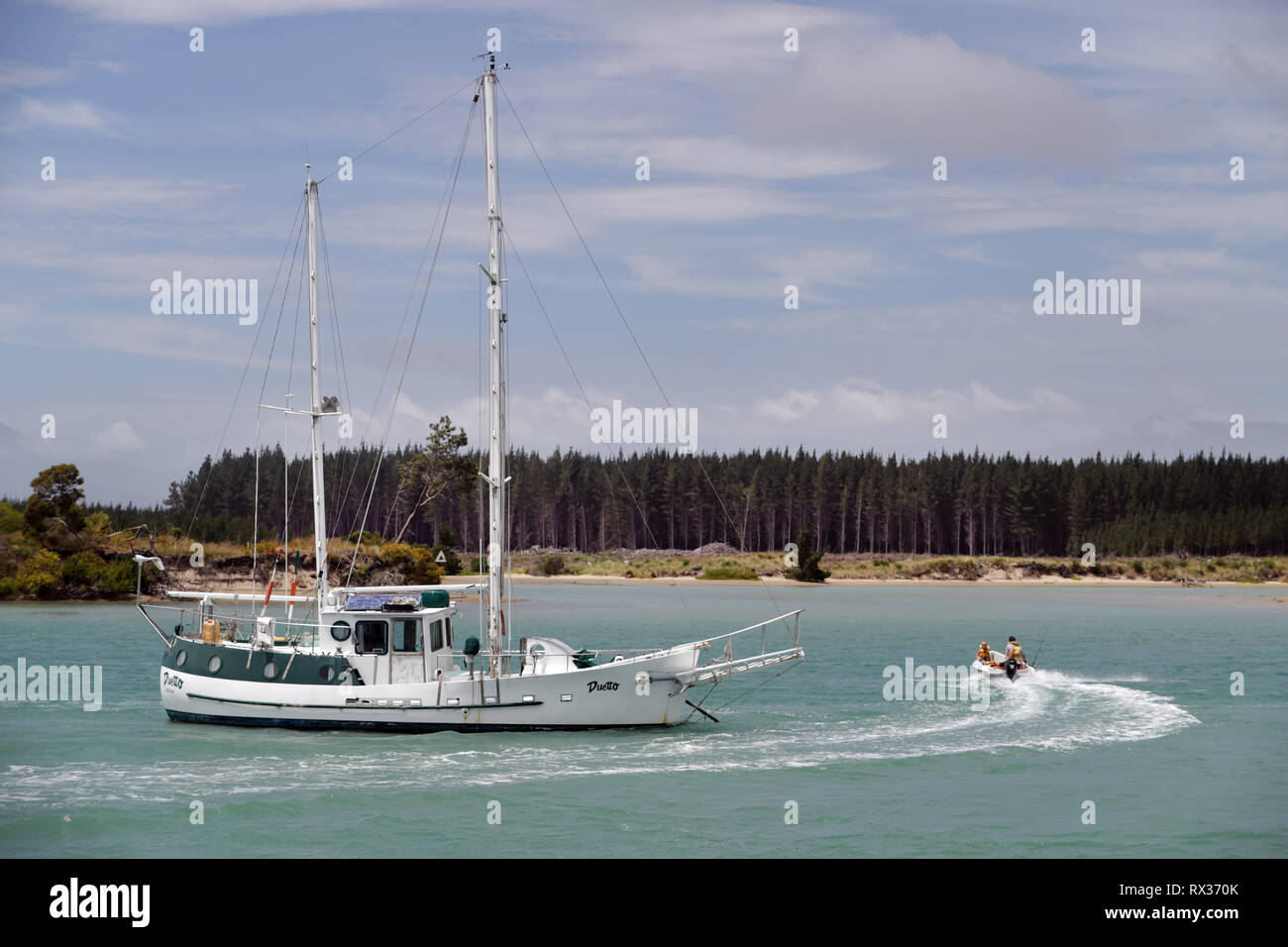 Mapua village, Tasman, New Zealand Stock Photo Alamy