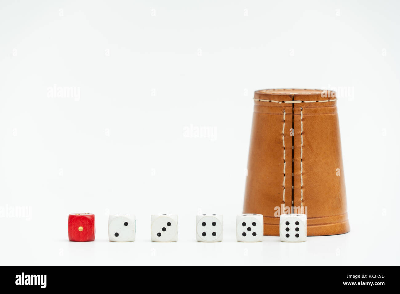 different cubes symbolize diversity Stock Photo