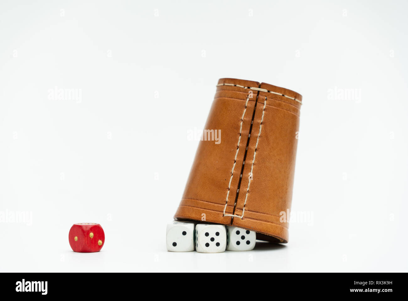 different cubes symbolize diversity Stock Photo