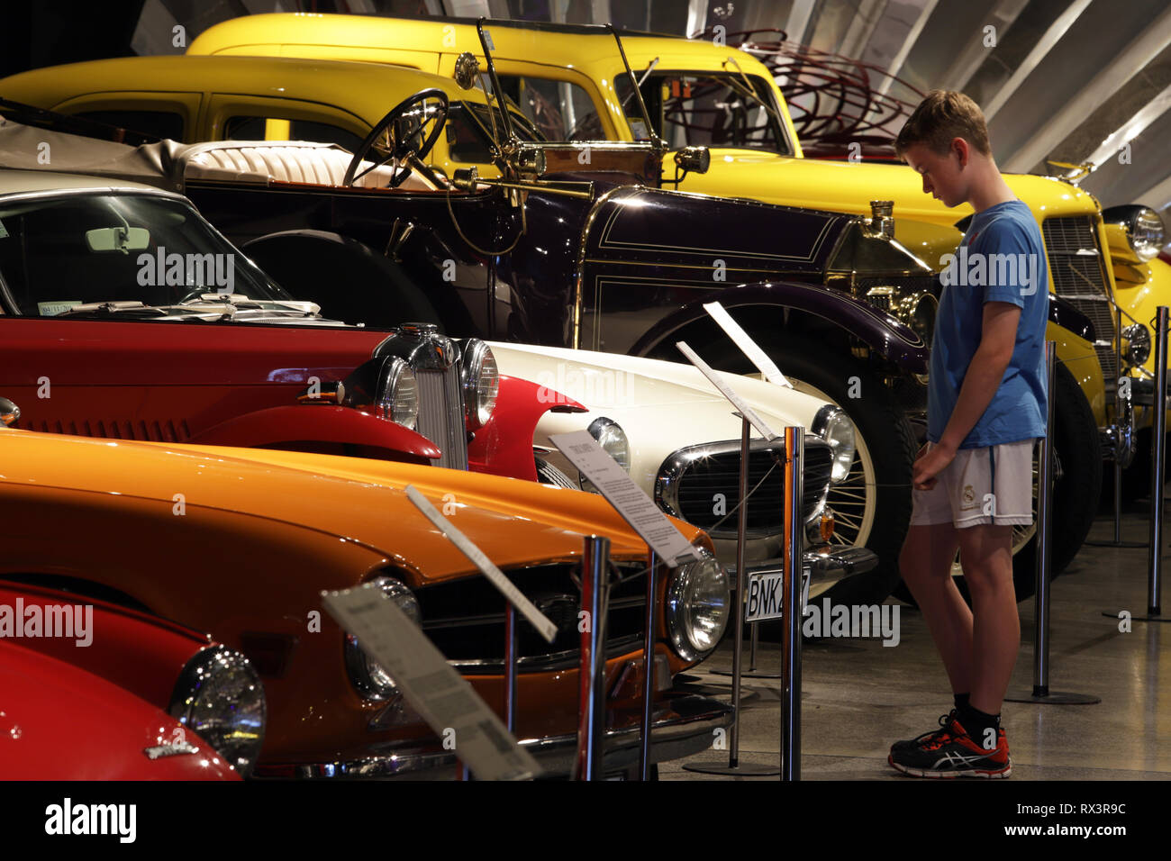 The National Museum for WOW and the Classic Car Collection, Nelson, New Zealand Stock Photo