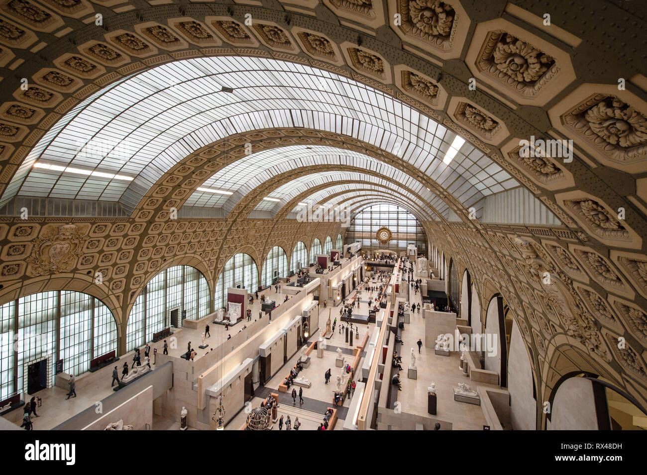 Paris (France): The Musee d'Orsay museum. Stock Photo