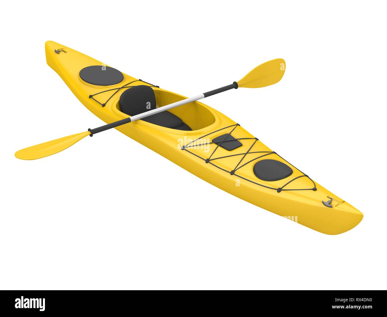 Kayak Isolated Stock Photo Alamy