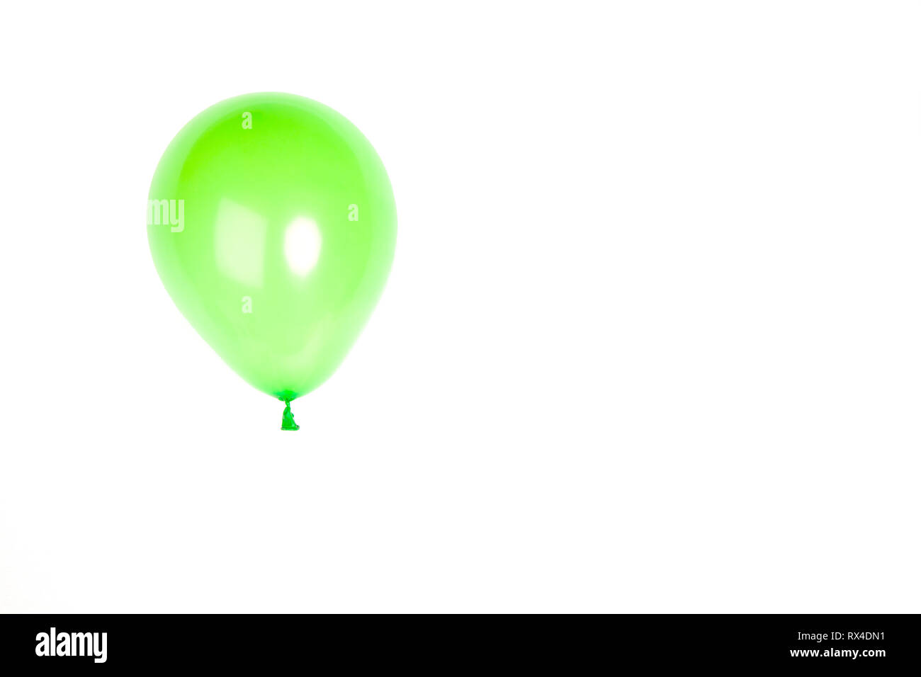 Balloon - Green balloon with invisible string, no other images