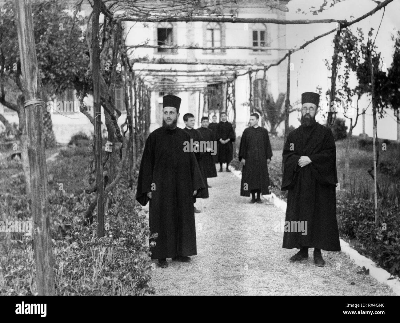 Basilian monks Black and White Stock Photos & Images - Alamy