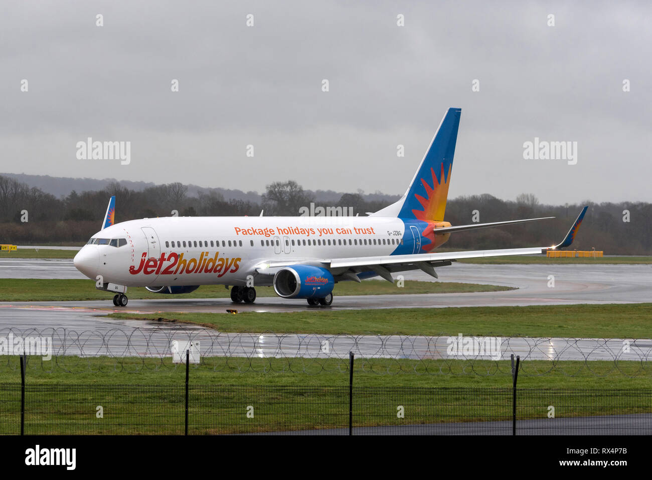 Jet2 Package Holidays Boeing 737 Stock Photo Alamy