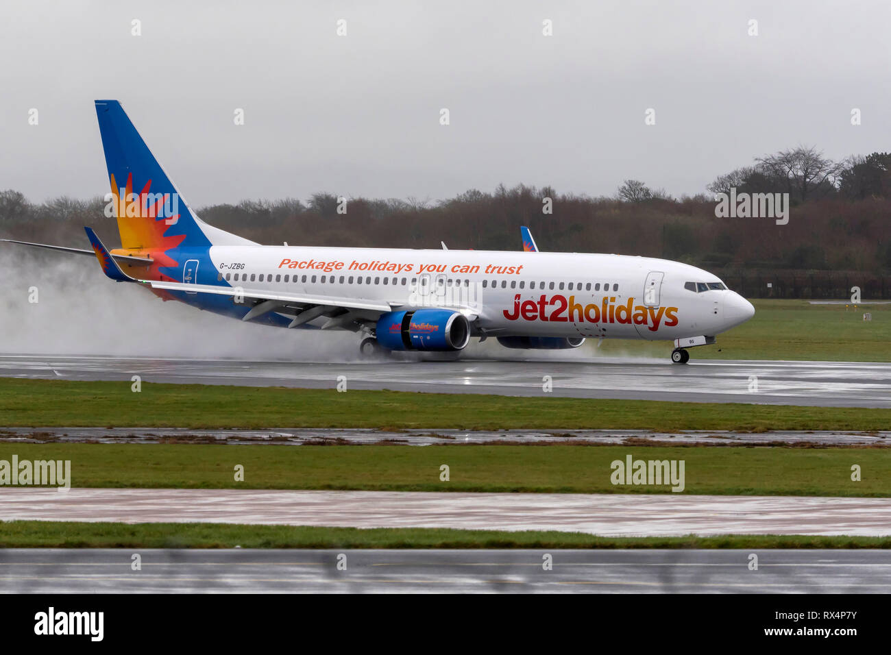 Jet2 Package Holidays Boeing 737 Stock Photo Alamy