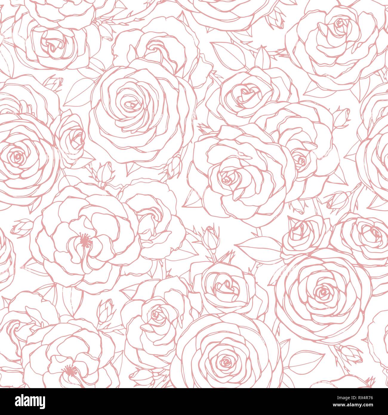 Rose background vector Stock Vector Images - Alamy