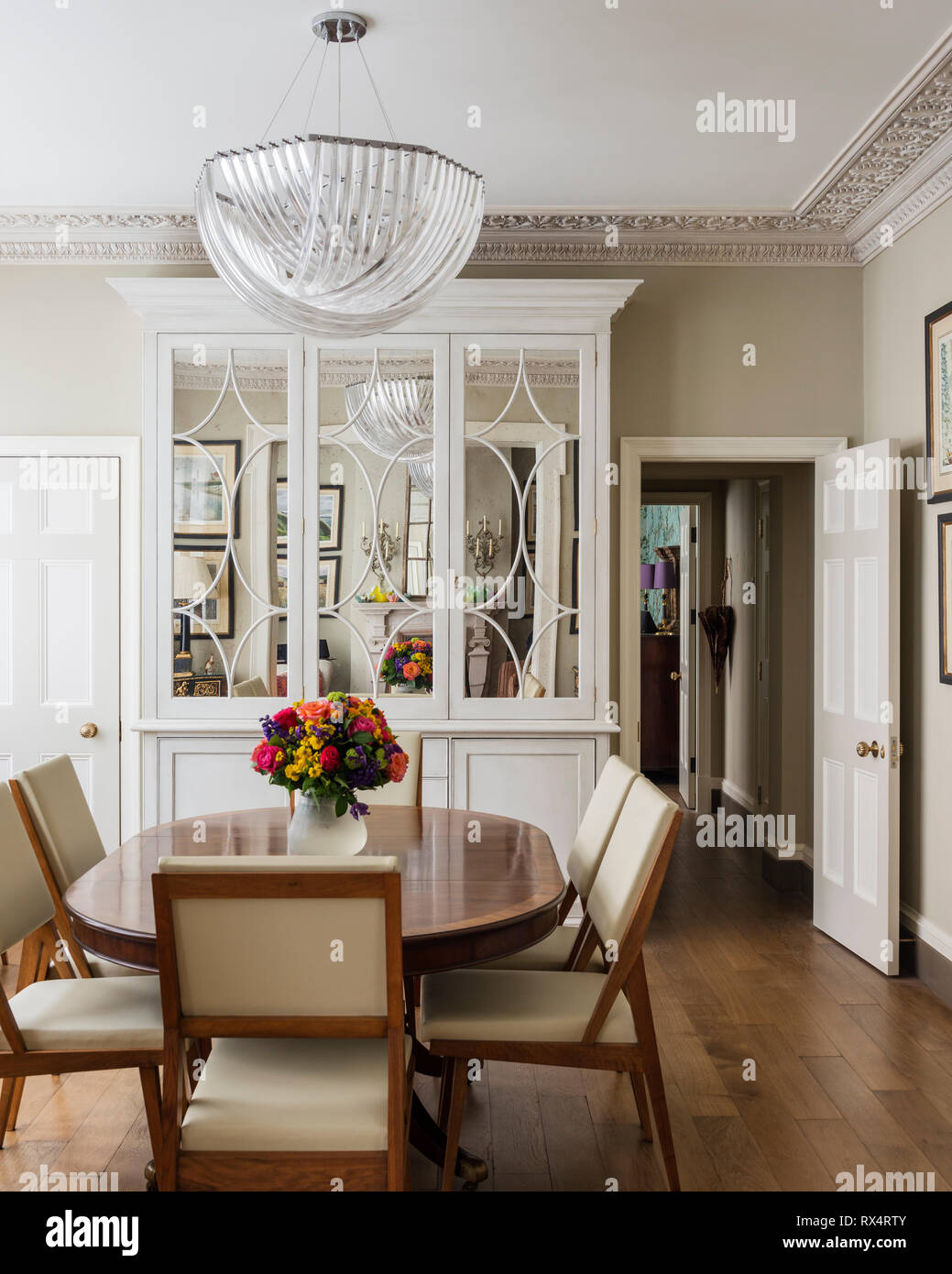 Country style dining room Stock Photo - Alamy