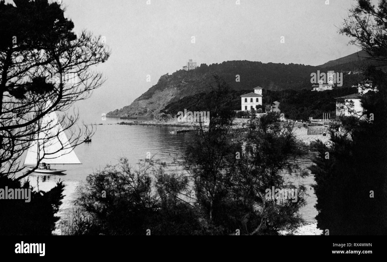 quercianella, tuscany, italy 1920 1930 Stock Photo