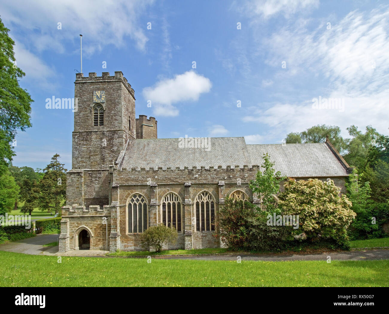 St German's Priory Cornwall Stock Photo Alamy