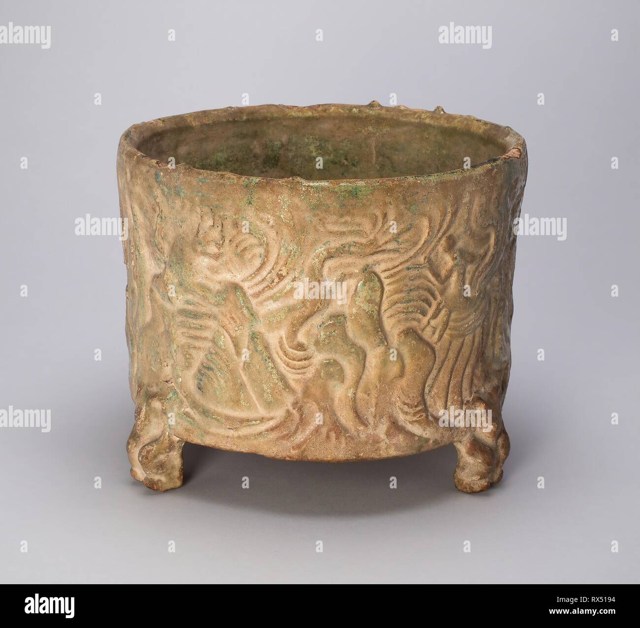 Green Glazed Rice Jar From Shanxi - 19thC - 4 Green Glazed Rice Jar From Shanxi - 19thC - 4