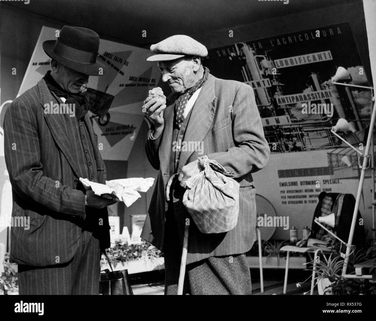 truffle festival in alba, 1958 Stock Photo Alamy