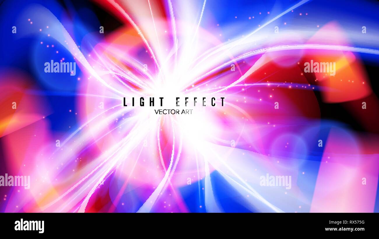 Abstract Burst Effect in Vector Stock Vector