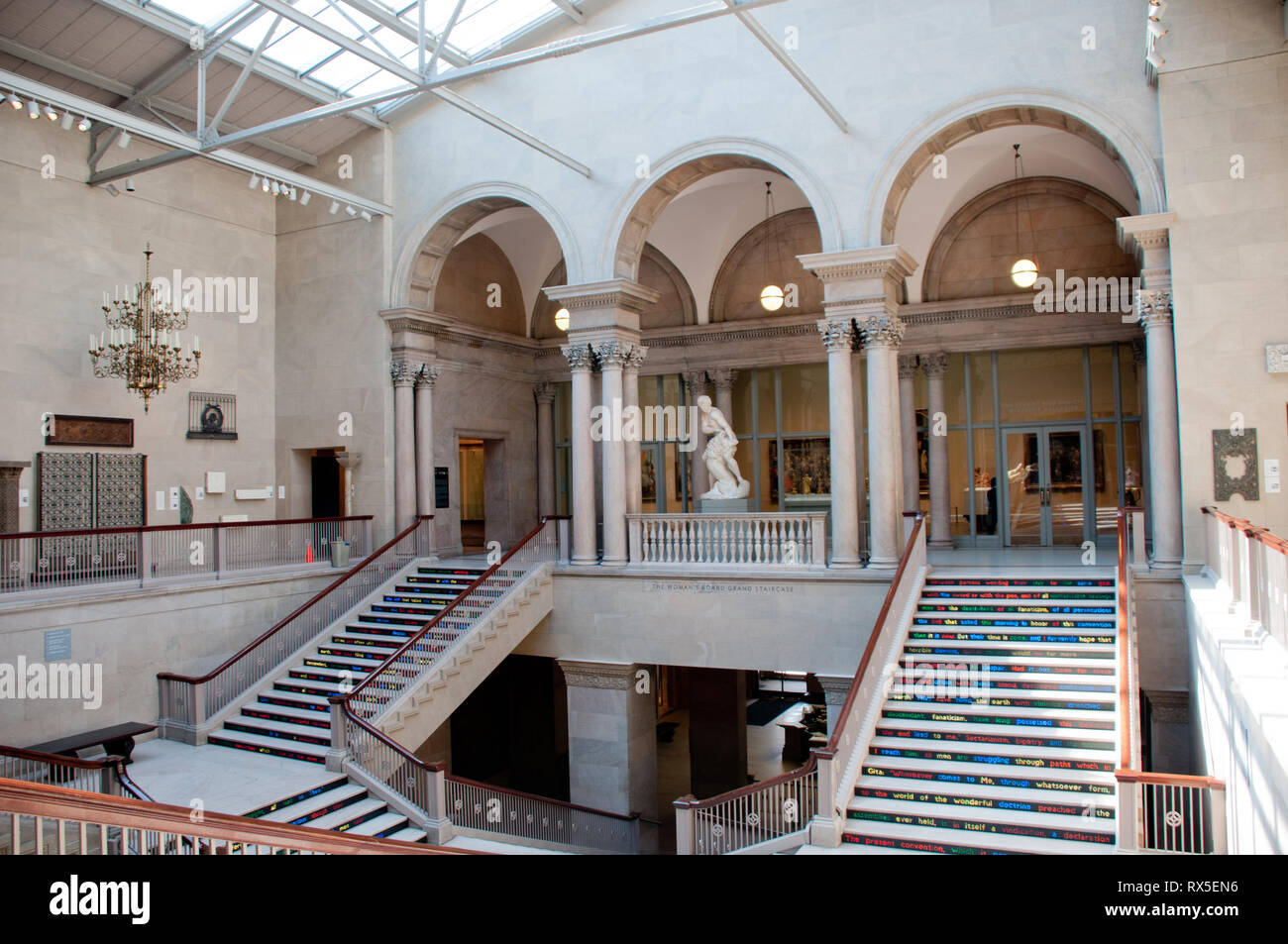 THE GOLDEN STAIRCASE Apple Store Chicago Photograph by William Dey - Pixels