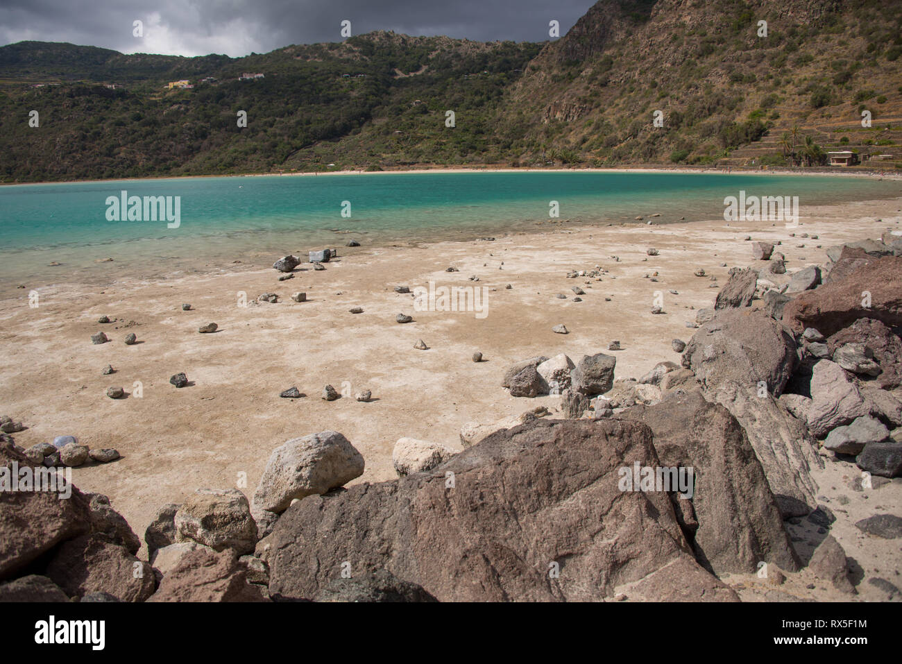 Europe, Italy, Sicily, Pantelleria, Mirror of Venus Stock Photo Alamy