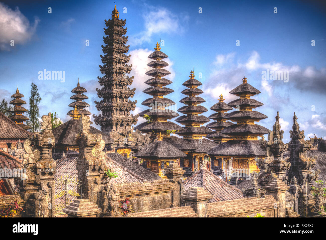 Indonesian temple Stock Photo