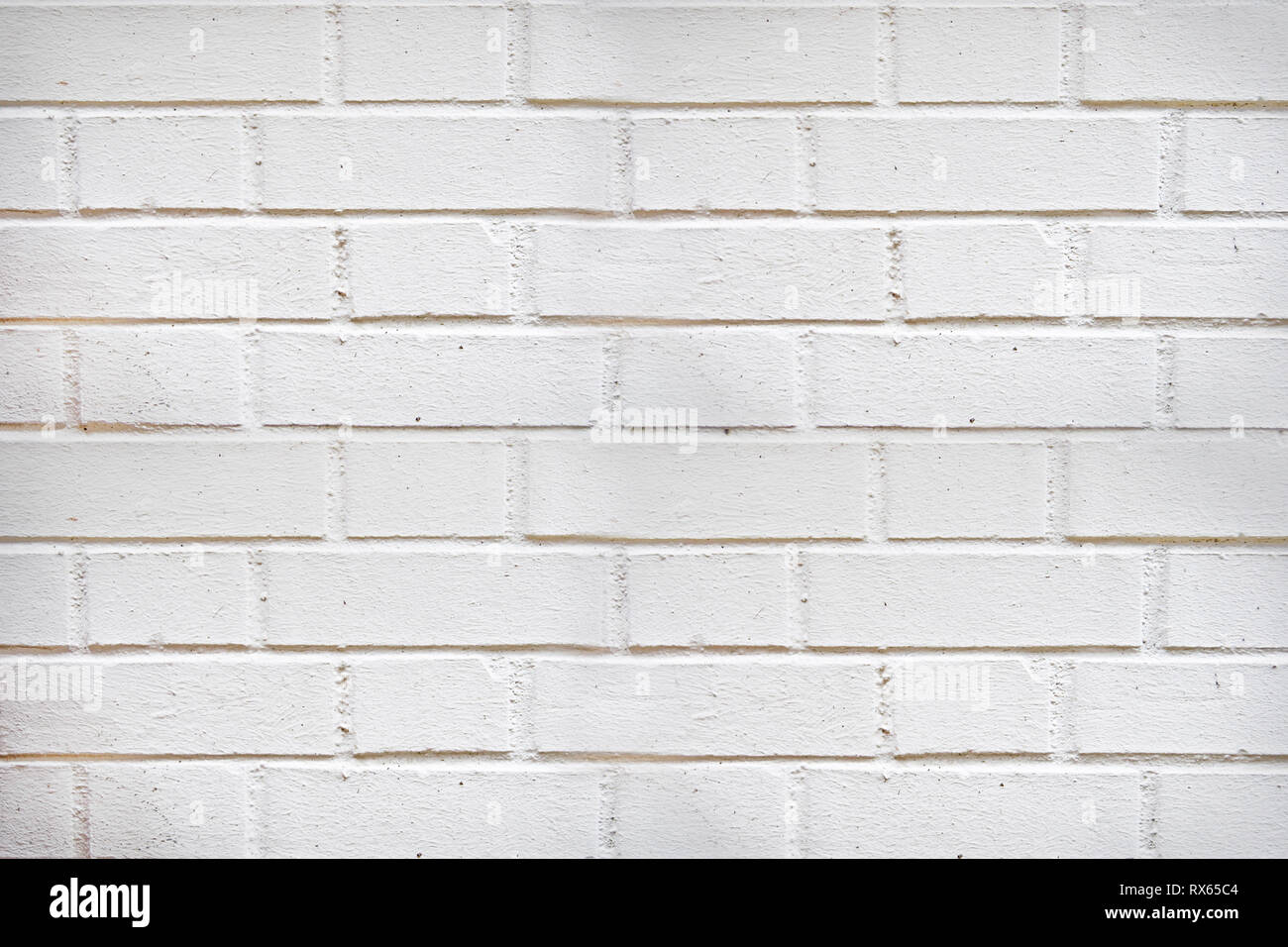 White brick wall background Stock Photo
