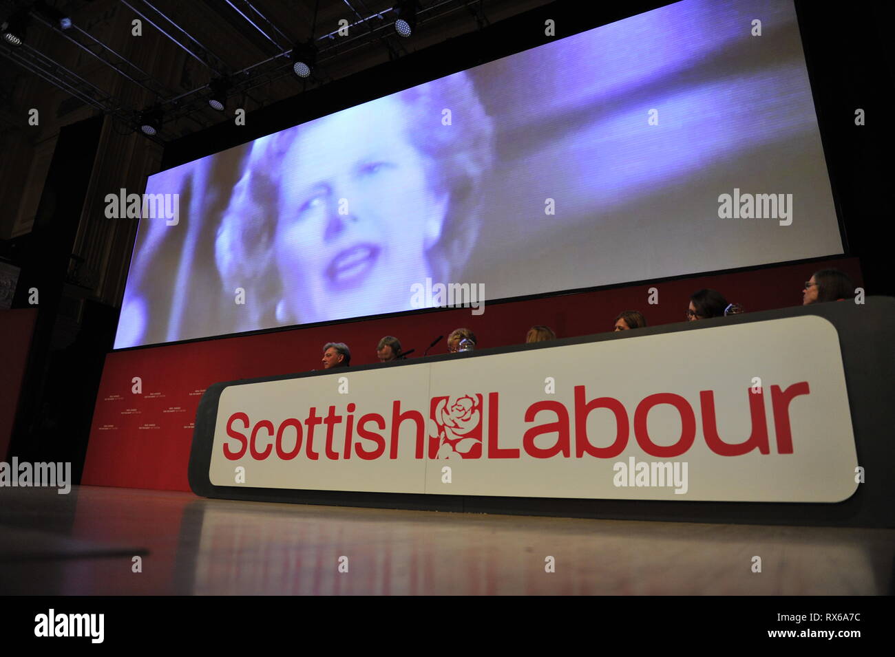 Dundee, UK. 8 March 2019. Labour Leader - Jeremy Corbyn addresses conference with a keynote speech. Credit: Colin Fisher/Alamy Live News Stock Photo