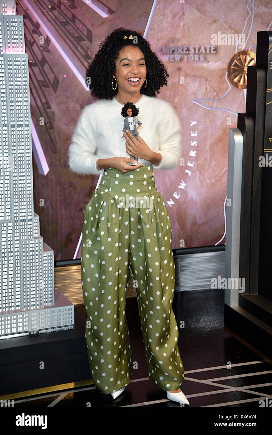 New York, NY, USA. 8th Mar, 2019. Yara Shahidi At A Public Appearance ...