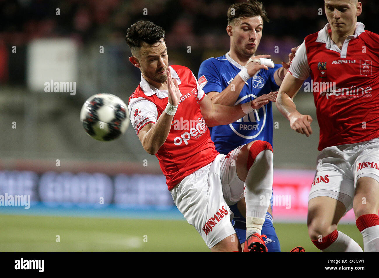 MAASTRICHT- football, 08-03-2019, stadium de Geusselt, MVV Maastricht ...