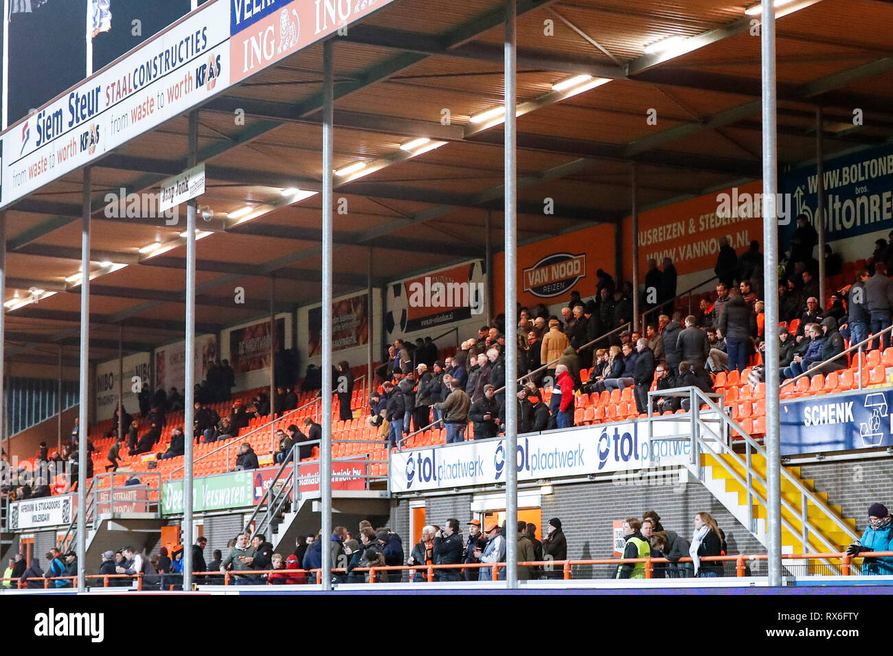 VOLENDAM , 08032019 , Kras Stadion , Dutch football , Keuken Kampioen Divisie , season 2018 /
