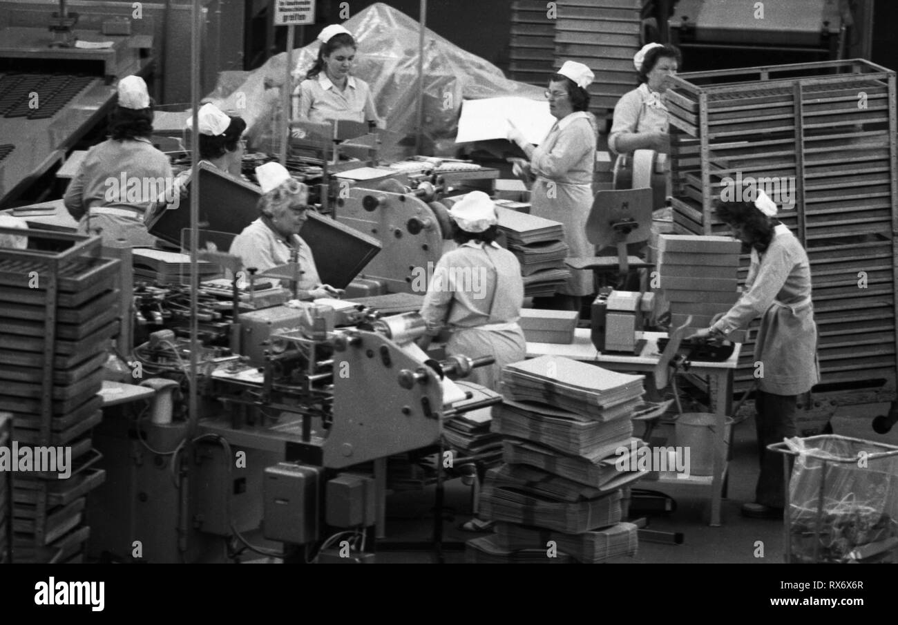A Chocolate Factory Of The Coop Group On 9 July 1974 In Dortmund 