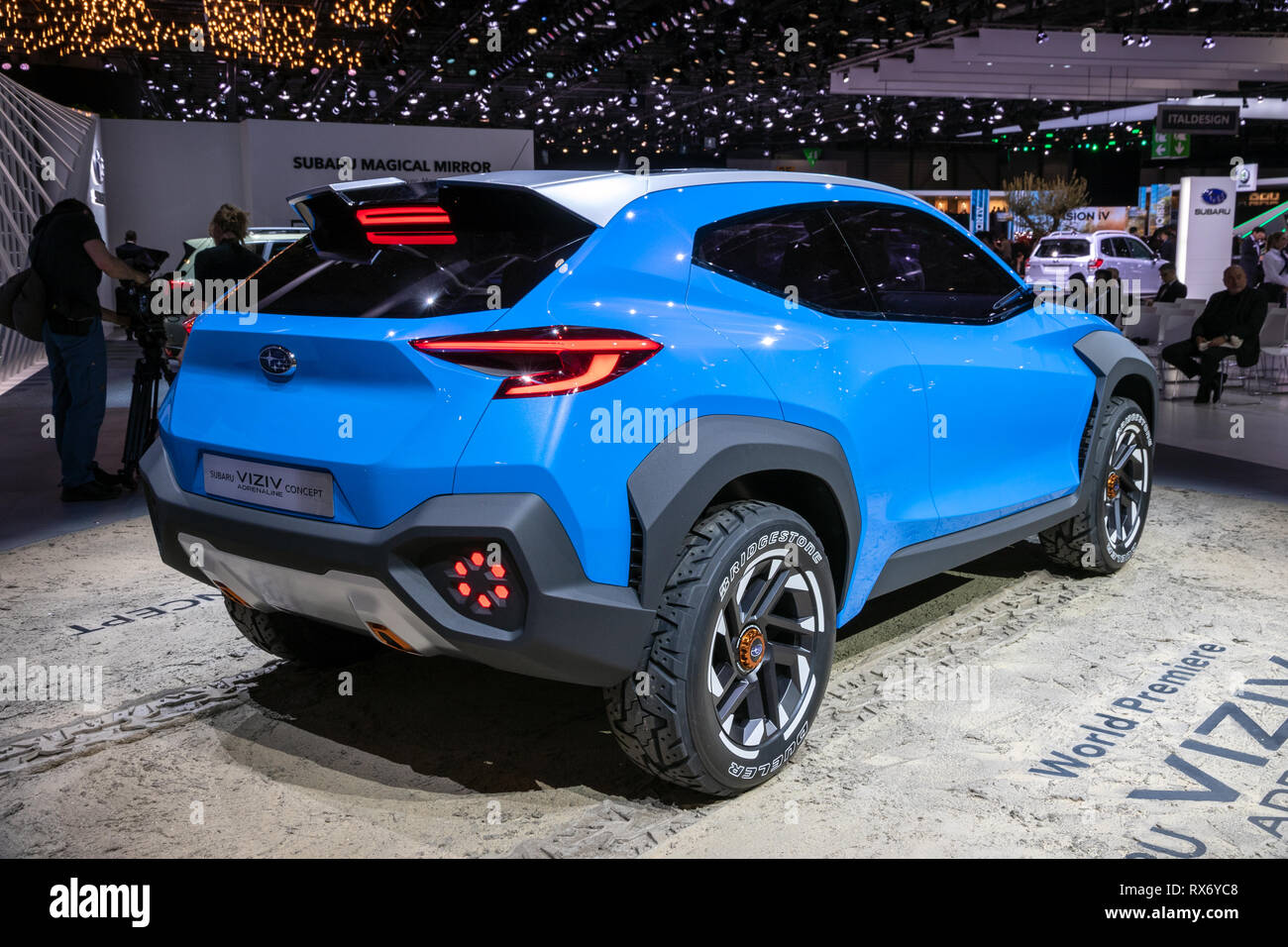 GENEVA, SWITZERLAND - MARCH 5, 2019: Subaru Viziv Adrenaline Concept car showcased at the 89th Geneva International Motor Show. Stock Photo
