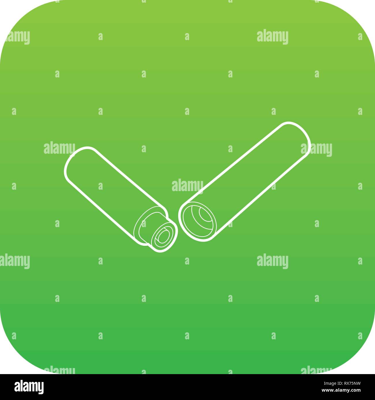 Electronic cigarette parts icon, outline style Stock Vector Image & Art ...
