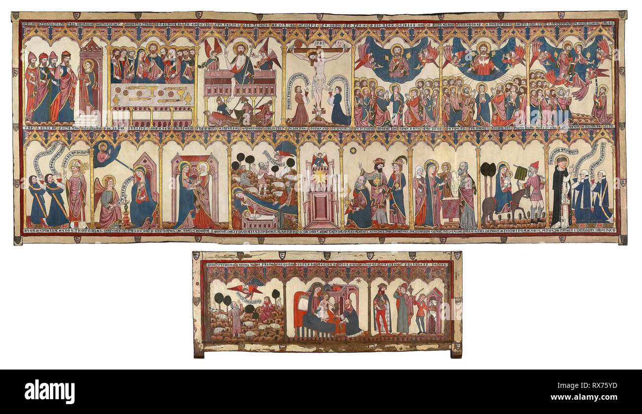 Retable and Frontal of the Life of Christ and the Virgin Made for Pedro ...