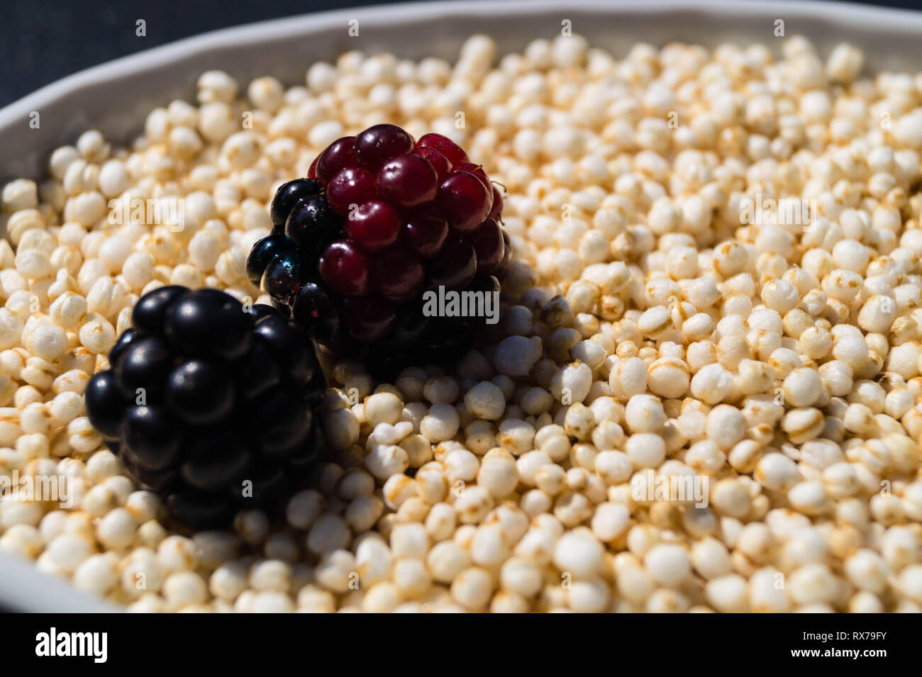 Quinoa is healthy food Stock Photo Alamy