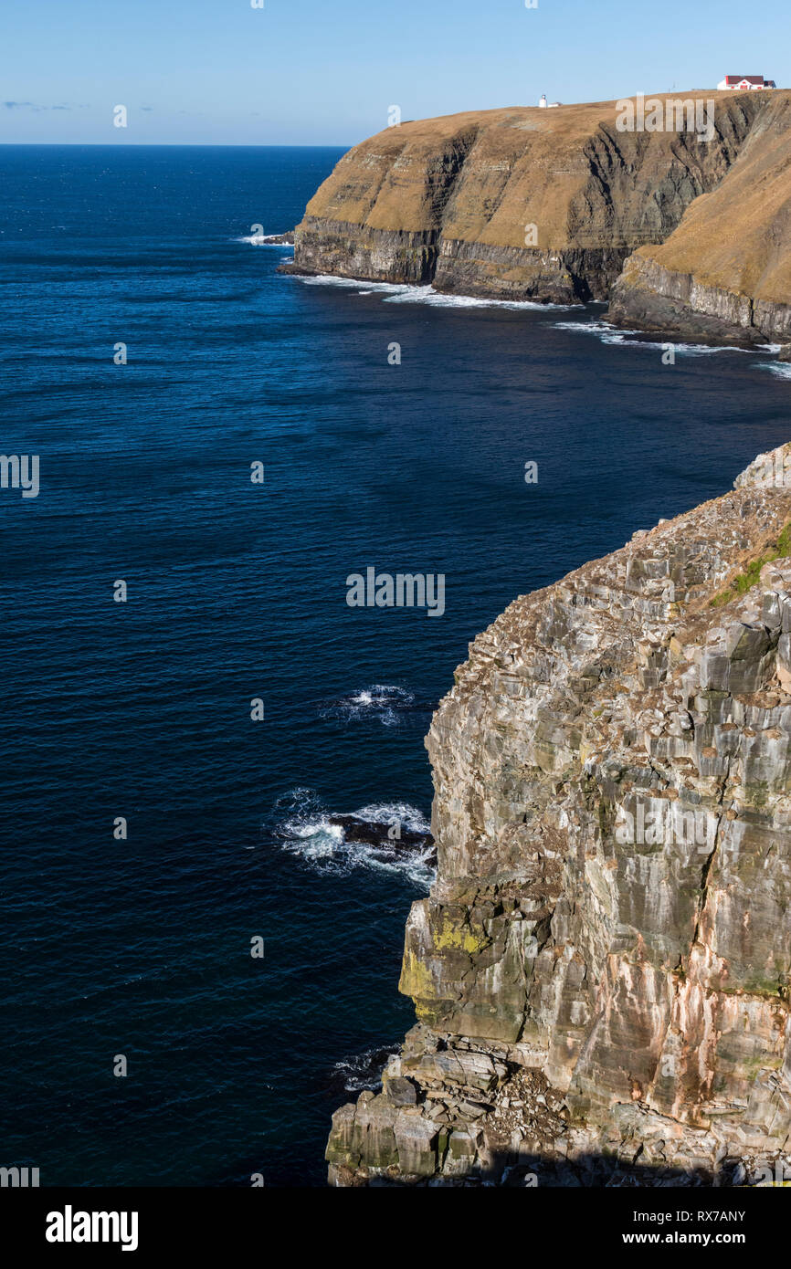 Cape St.  Mary's Ecological reserve in the Autumn, after the birds have left for the season, Newfoundland, Canada Stock Photo