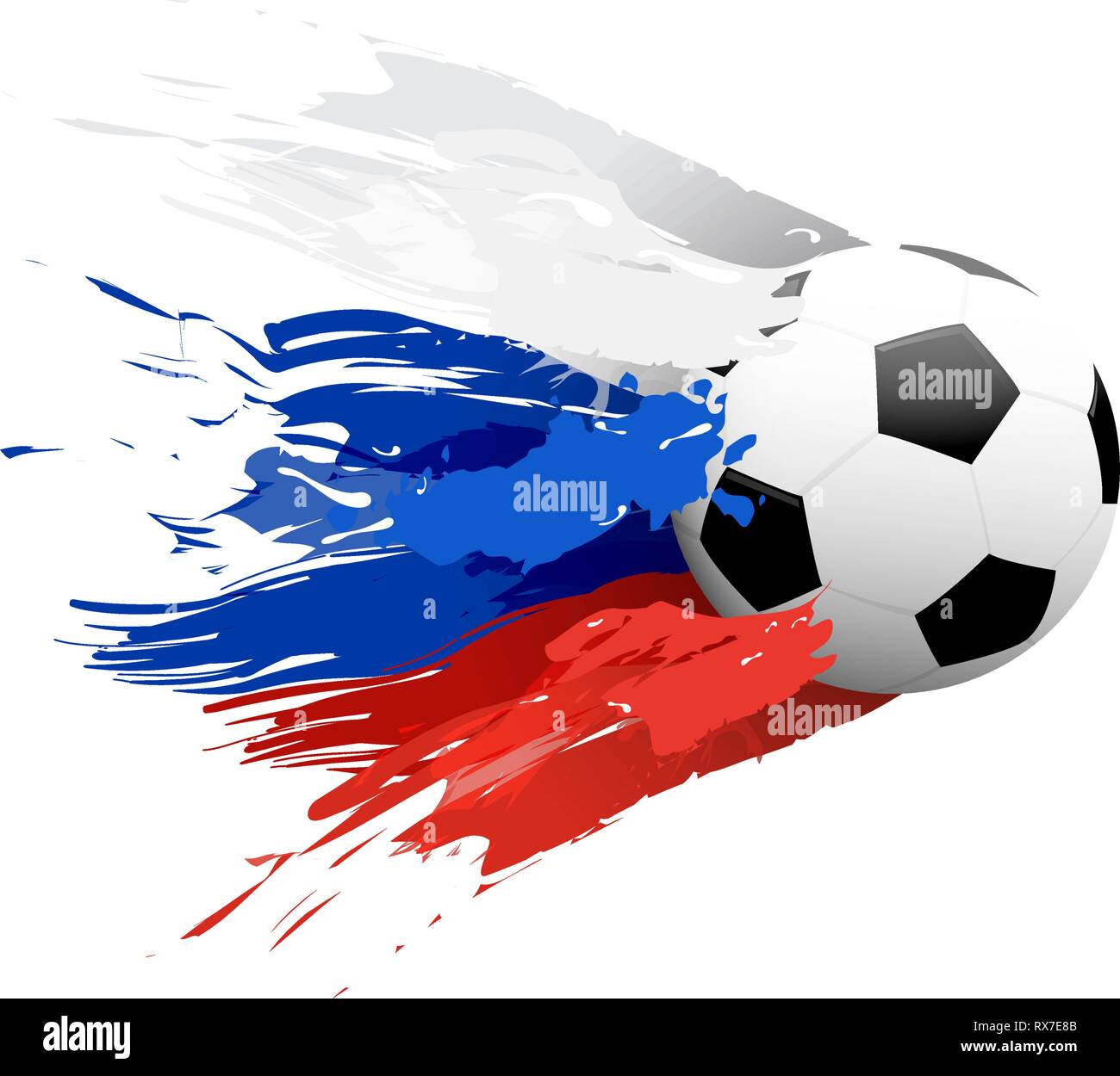 Federação Russa de Futebol Royalty Free Stock SVG Vector and Clip Art