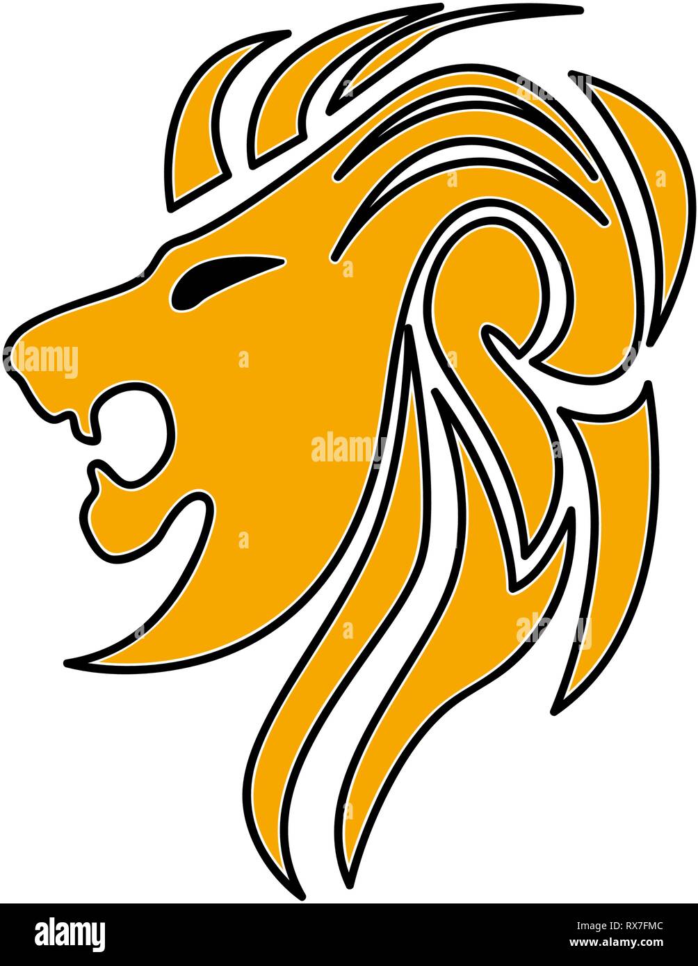 Abstract lion hi-res stock photography and images - Alamy