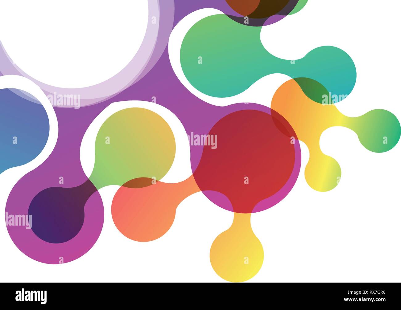 Vector Abstract background with circles Stock Vector Image & Art - Alamy