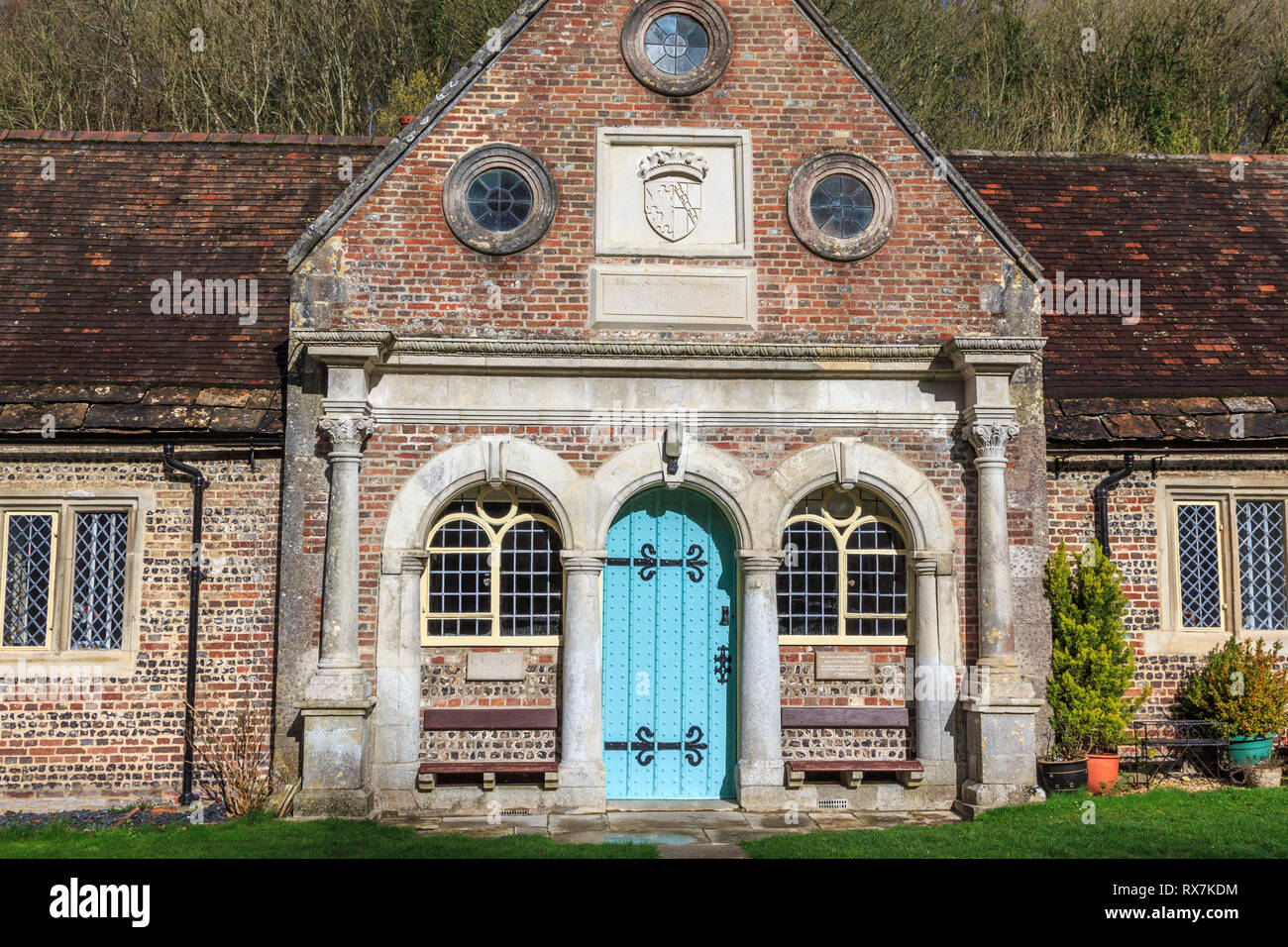 milton Abbas, picturesque village, dorset, england, uk Stock Photo Alamy