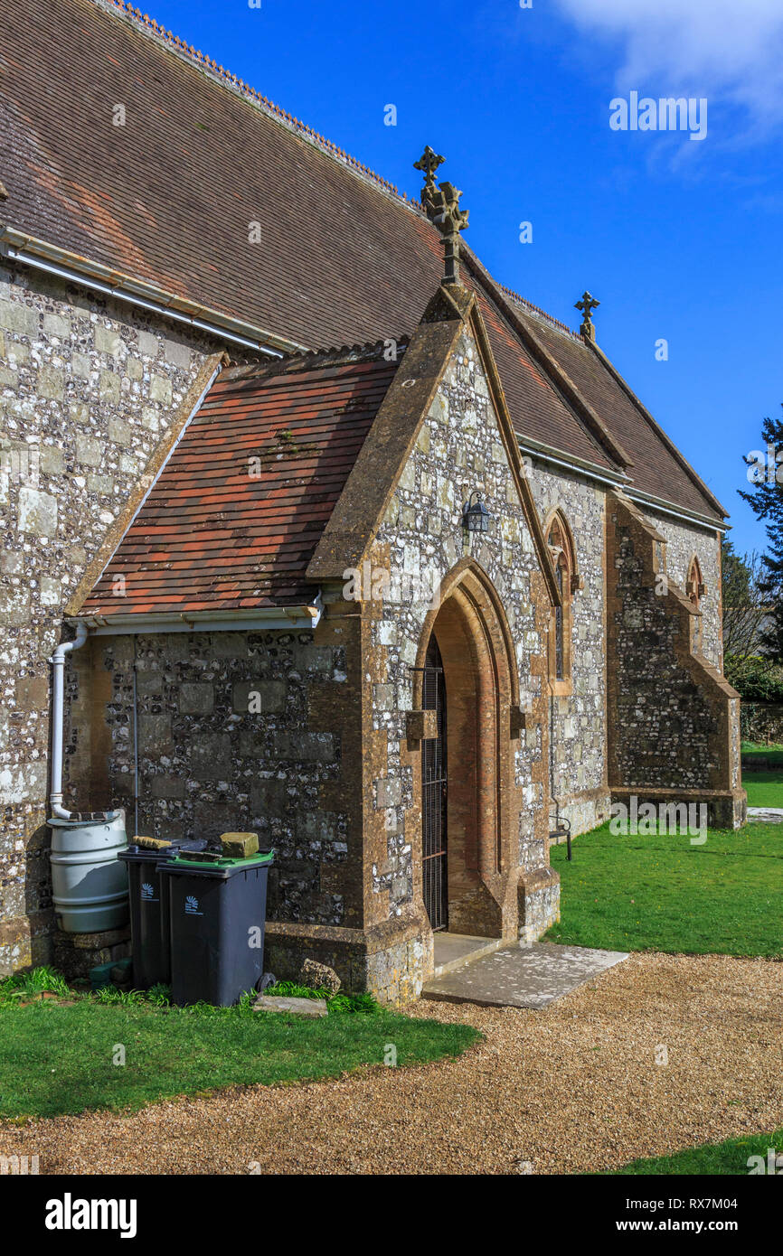 ashmore church , picturesque village, dorset, england, uk Stock Photo