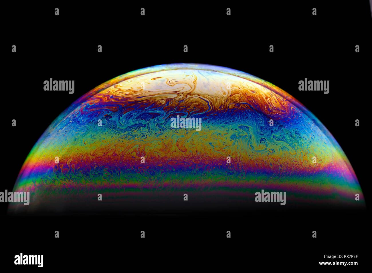 Half soap bubble ball hi-res stock photography and images - Alamy