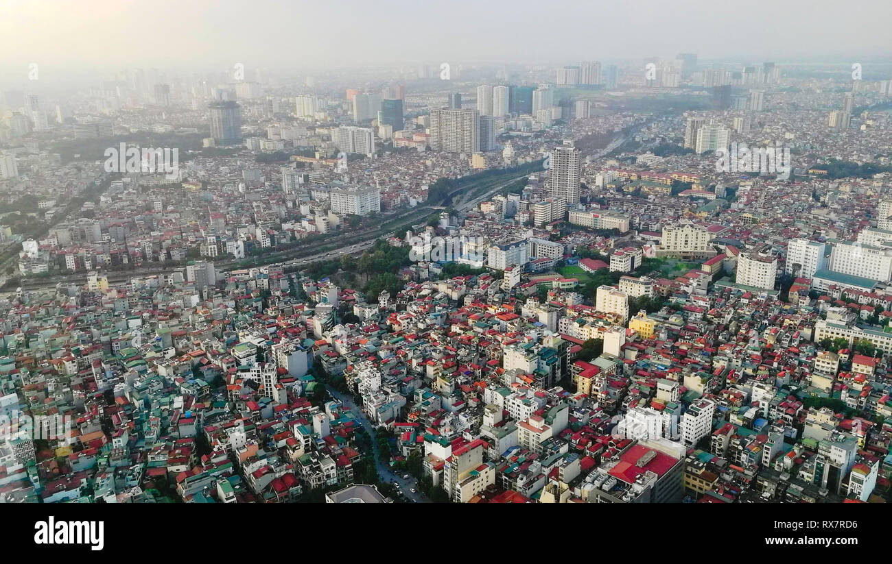 Dense urban sprawl hi-res stock photography and images - Alamy