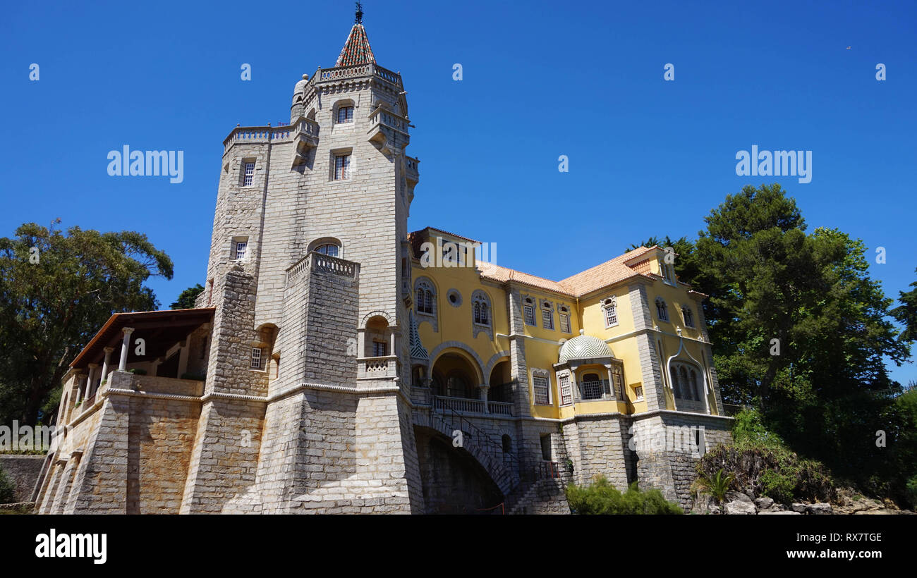 Cascais house palace, Cascais, Portugal Stock Photo Alamy