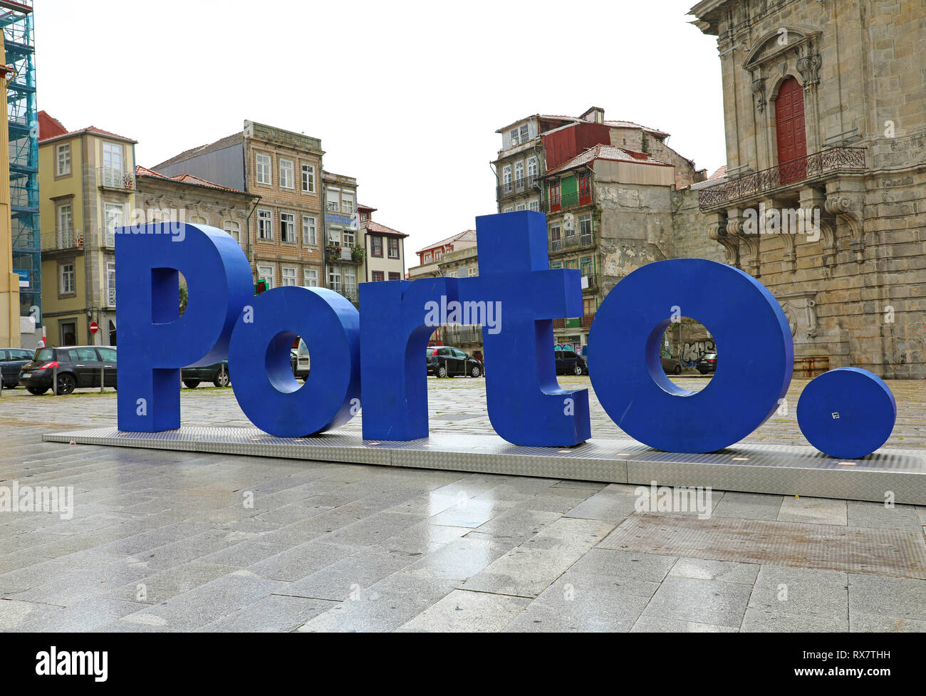 PORTO, PORTUGAL - JUNE 21, 2018: Porto City sign in old town street view in  Porto, Portugal Stock Photo - Alamy