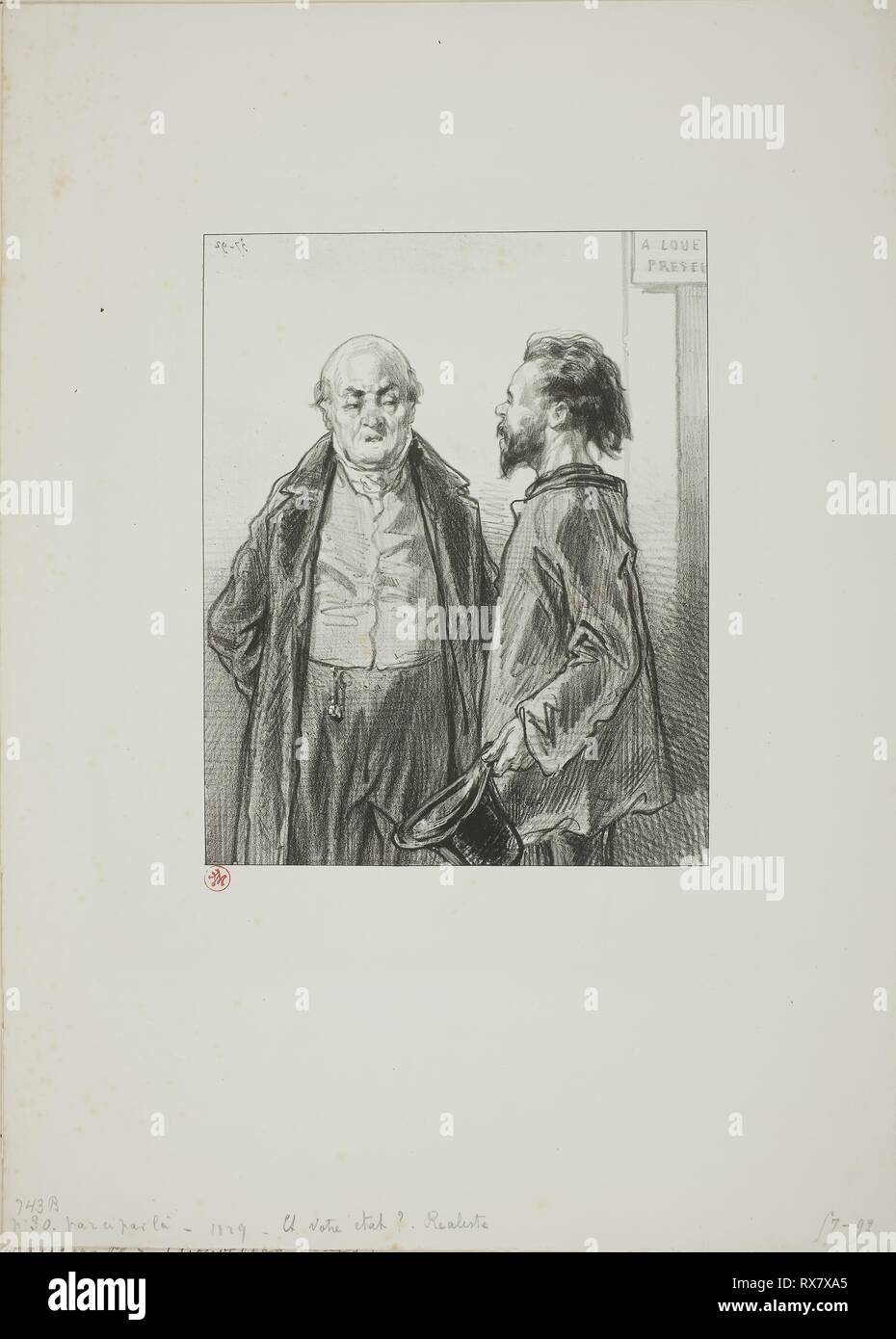 Masks and faces. Paul Gavarni; French, 18041866. Date 18571858