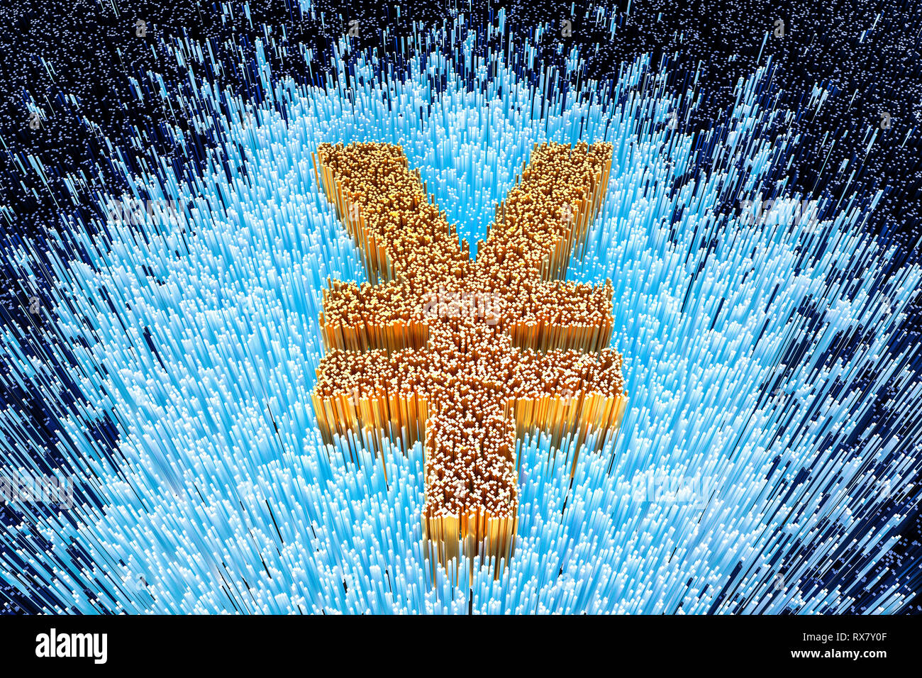 golden currency money, 3d rendering Stock Photo - Alamy